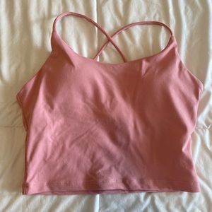 Cropped workout top